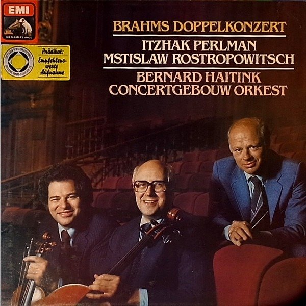 ITZHAK PERLMAN/MSTISLAW ROSTROPOWITSCH - BRAHMS DOPPELKONZERT - Vinilo ...